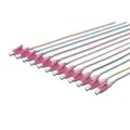 Produktbild: DIGITUS LWL Pigtail-Set 12 Stück LC simplex MM OM4 2m Pigtails Fasersätze