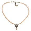 Produktbild: Alpenflüstern Trachten-Perlen-Halskette Helena - elegante Trachtenkette - nostalgischer Damen-Trachtenschmuck, filigrane Dirndlkette (rosa-rosé) DHK318