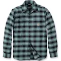 Produktbild: Carhartt Rugged Flex Flannel Plaid Hemd, schwarz-grün, Größe L für Männer
