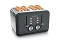 Produktbild: Arendo Toaster, 4 kurze Schlitze, für 4 Scheiben, 1630 W, Automatik, Edelstahl, Wärmeisolierendes Doppelwandgehäuse