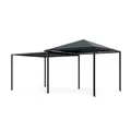 Produktbild: Pavillon erweiterbar 3x3 bis 3x6 m UV30+ Schutz wetterfest verstellbar grau