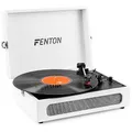 Produktbild: Fenton RP118F - Bluetooth Plattenspieler mit Lautsprecher, Bluetoothsender und Empfänger, Schallplattenspieler Retro Vintage, Vinyl Player, moderner Record Player, MP3 Converter, Weiß