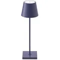 Produktbild: SIGOR LED Akku-Tischleuchte NUINDIE, IP54, 2.2W 2200K/2700K (Flex-Mood) 168/197lm, rund, dimmbar, pflaumenblau SIG-4516201