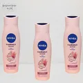 Produktbild: 3x 250ml Nivea Hairmilk Shine Haarmilch Natürlicher Glanz Shampoo Mandelöl