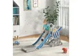Produktbild: AIYAPLAY Rutscher für Kinder von 1,5 bis 3 Jahren, (Gartenrutsche mit Raketen-Design, 1-tlg., Kinder Rutsche), mit Leiter, Rutsche, Griffen, für Indoor, Outdoor, Blau