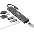 Produktbild: Plugable 7-in-1 USB C Hub with Ethernet (USB-C) (USBC-7IN1E)