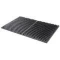 Produktbild: Kratzmatte für Pferd, Kalb, Ziege Schwarz (L60xB40cm)
