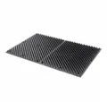 Produktbild: Excellent Kratzbrett Kratzmatte für Pferd, Kalb, Ziege Schwarz (L60xB40cm)