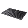 Produktbild: Kratzmatte 60x40 cm für Pferde, Rinder & Kälber, zur Säulen- oder Wandmontage