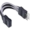 Produktbild: InLine® USB 2.0 Verl., intern, 2x 5pol Pfostenstecker auf Pfostenbuchse, 0,05 m