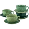 Produktbild: Creatable Tassenset Nature Collection, Grün, Keramik, 8-teilig, Kaffee & Tee, Tassen, Kaffeetassen-Sets