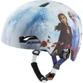 Produktbild: ALPINA Hackney - Leichter, Bruchfester & Optimal Klimatisierter Fahrradhelm für Kinder, Mit Nachrüstbarem LED für Gute Sichtbarkeit, Frozen II, ... - Weiß