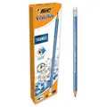 Produktbild: BIC Evolution Triangle HB Dreikant Bleistifte mit Radiergummi - 12er Pack