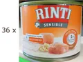 Produktbild: (EUR 8,30 / kg)  RINTI Sensible Huhn & Reis - für sensible Hunde: 36 x 185 g
