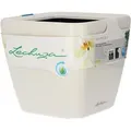 Produktbild: Lechuza Blumentopf groß Quadro LS 21 weiß hochglanz