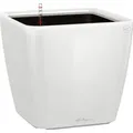 Produktbild: Lechuza® Pflanzgefäß Quadro Premium LS 22 cm x 22 cm x 21 cm Weiß hochglanz