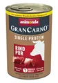 Produktbild: animonda GranCarno Hunde Nassfutter Single Protein Rind pur (6 x 400g), getreidefreies Hundenassfutter ohne Zucker, für ausgewachsene Hunde, mit frischem Rindfleisch und Innereien