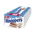 Produktbild: Knoppers – 8 x 25 g – Gefüllte Waffelschnitten mit Milch- und Nougatcreme, Haselnüssen und Kakao