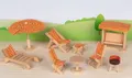 Produktbild: goki Puppenhaus Gartenmöbel