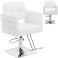 Produktbild: Physa COTTAM Friseurstuhl mit Fußstütze - weiß