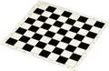 Produktbild: Rollbares Schachbrett Kunststoff 50 mm schwarz creme 44x44 cm