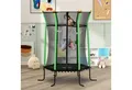 Produktbild: HOMCOM Kindertrampolin, Ø 163.5 cm, (Indoor Trampolin, 1 tlg., Trampolin), bis 50 kg, für Kinder 3-10 Jahre Grün