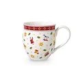 Produktbild: Villeroy & Boch Toy's Delight Kaffeebecher 6er Set, 470 ml, Weihnachtstasse, Becher, Kaffeetasse, Heißgetränkebecher, Tasse Winter Toys Weihnachten, Wintertasse, Weihnachtskaffeebecher, Porzellan