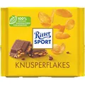 Produktbild: Ritter Sport Knusperflakes Sahneschokolade mit Cornflakes 100g