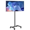 Produktbild: VEVOR rollbarer TV-Ständer Standfu_ Fernsehstand für 431,8-1397 mm flach & Curved-TVs, tragbarer TV Bodenständer bis zu 20 kg (Max. VESA 200 x 200