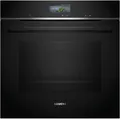 Produktbild: Siemens HB776G1B1 - iQ700 Backofen mit 5 Jahre Garantie, Schwarz/Edelstahl, 4D Heissluft, Pyrolyse, 60 x 60 cm