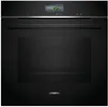 Produktbild: SIEMENS Backofen iQ700 HB776G1B1, iQ700 Einbau-Backofen, Schwarz, Edelstahl, EEK: A+, mit Teleskopauszug nachrüstbar, Pyrolyse-Selbstreinigung, activeClean® - Selbstreinigungs-Automatik