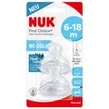 Produktbild: NUK First Choice+ Flow Control Trinksauger für Babyflaschen | 6–18 Monate |Anti-