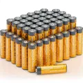 Produktbild: 48er-Pack Amazon Basics AA-Alkalisch batterien leistungsstark 1,5 V NEU