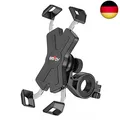 Produktbild: Grefay Fahrrad Handyhalterung, Edelstahl Motorrad Fahrrad Lenker Handy