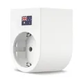 Produktbild: REV Traveler Reiseadapter, Reisestecker für die Verwendung von Deutschen Steckern in Australien und China, Weiss