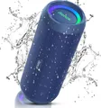 Produktbild: RIENOK Bluetooth Lautsprecher mit Licht Bluetooth 5.3 Musikbox Bass Kabellos