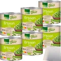 Produktbild: Edeka Bio Erbsen fein 6er Pack 6x400g Dose ATG 280g usy Block