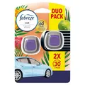 Produktbild: Febreze Auto Lufterfrischer Clip, 2 Stück, Tropenfrüchte, Auto Duft bekämpft Gerüche bis zu 70 Tage