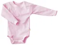 Produktbild: Joha Baby Unisex Body Langarm Reine Merino-Wolle, Größe:68/74, Farbe:Prime Rose