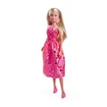 Produktbild: Simba Steffi Love Pink Love – Ankleidepuppe im pinken Glitzerkleid, inkl. Zubehör in Herzform, 29 cm groß, Modepuppe für kreatives Rollenspiel, für Kinder ab 3 Jahren