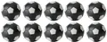 Produktbild: Kickerball WINSPEED-10er Set-schwarz/silber