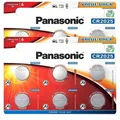 Produktbild: 12 x Panasonic CR 2025 3V 2 x 6er Blister Batterie Lithium Knopfzelle 165mAh