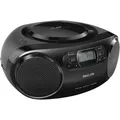 Produktbild: Philips AZB500/12 CD/Radio-System schwarz Tuner für UKW/DAB+, Teleskopantenne
