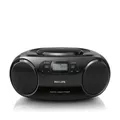 Produktbild: PHILIPS Tragbare Soundmaschine mit Dab+ Radio/CD-Player schwarz AZB500/12