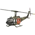 Produktbild: Modellbausatz - Bell UH-1D Hubschrauber - Präzise Rumpfstruktur mit beweglich...