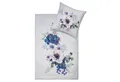 Produktbild: Estella Bettwäsche Snowflower 4446 101 Schnee Kuschelflanell, Flanell, 2 teilig, Blumen, Blätter, Eiskristalle