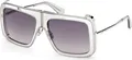 Produktbild: MaxMara MM0119 20B shiny grey 57/16/130 Damen Sonnenbrillen