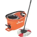 Produktbild: Vileda Turbo Easy Wring & Clean Box Living Coral Bodenwischer Wischmopp Eimer - Weiß