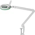 Produktbild: Lumeno Lupenleuchte 7215 MKIII, mit Tischklemme, 5 Dioptrien (2,25-fach), LED, Linsen-Ø: 127 mm, Gehäuse: grün