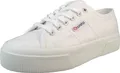 Produktbild: Superga 2740 Platform Baumwolle Damen Weiß Turnschuhe